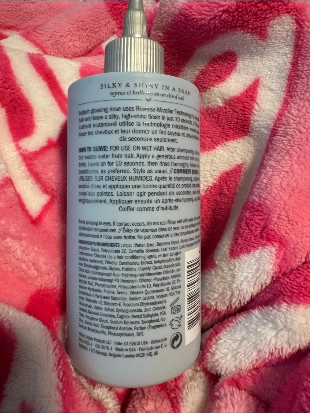 Drybar Liquid Glass Instant Glossing Rinse - 8oz New